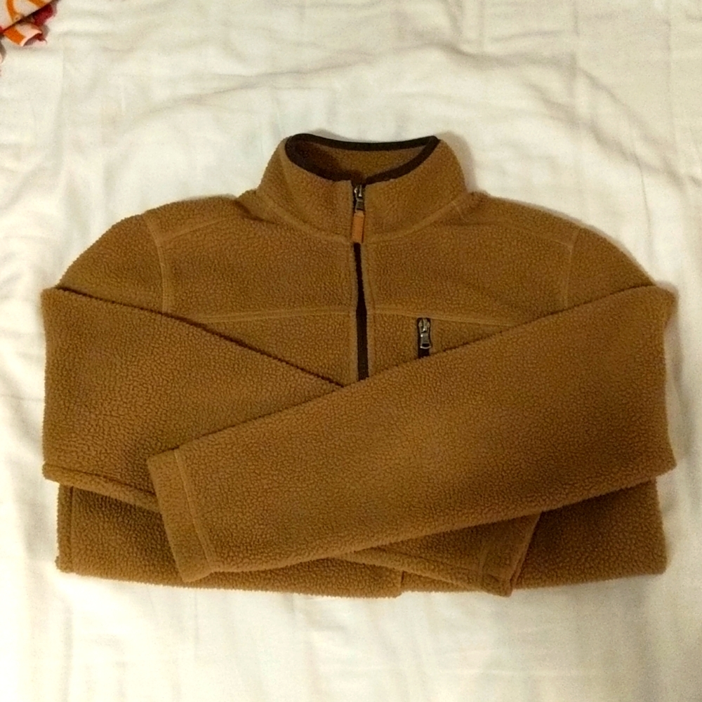 Sherpa fleece sweater